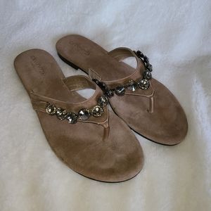 Grandezza-Shoes Italian embellished sandals 🤎